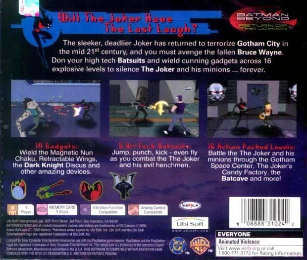 Batman Beyond box art