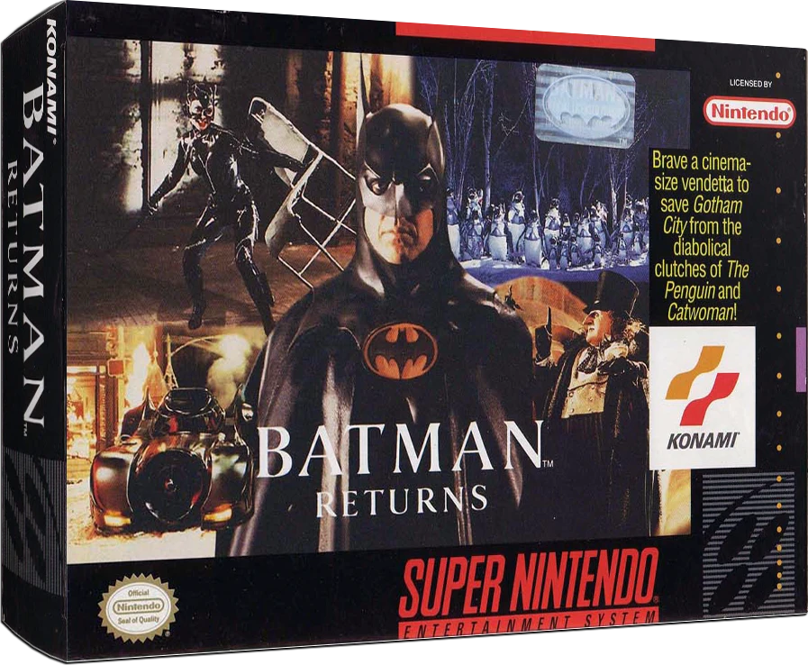 Batman Returns box art
