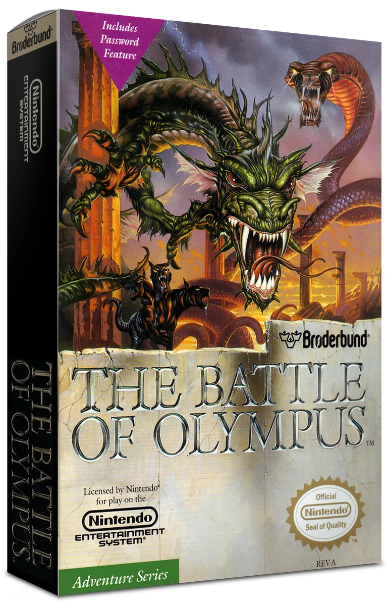 Battle of Olympus box art