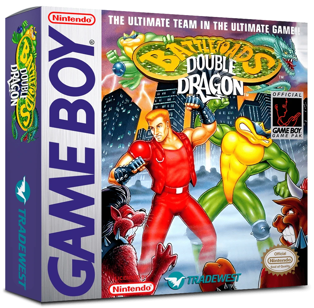 Battletoads & Double Dragon box art