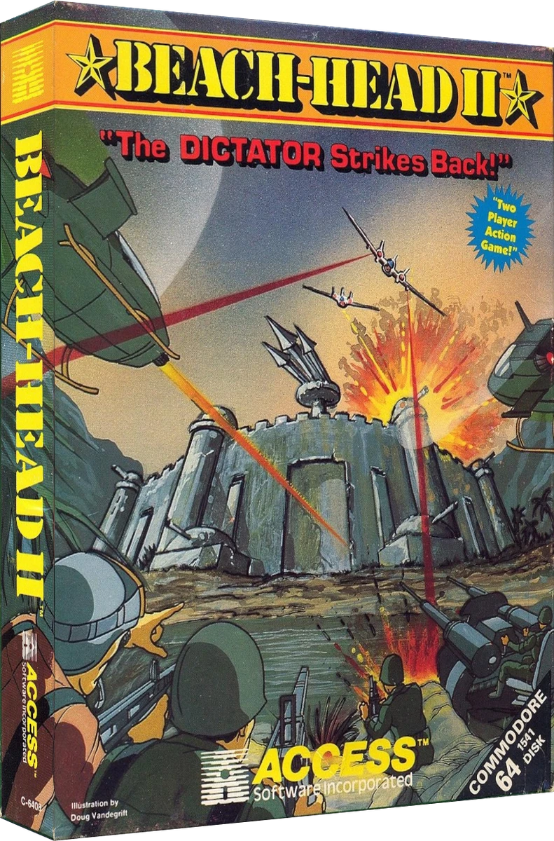 Beach-Head II the Dictator Strikes Back box art
