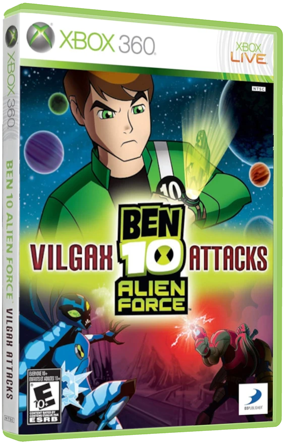 Ben 10 Alien Force: Vilgax Attacks box art