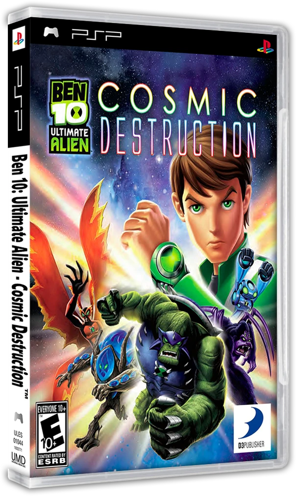 Ben 10: Ultimate Alien Cosmic Destruction box art