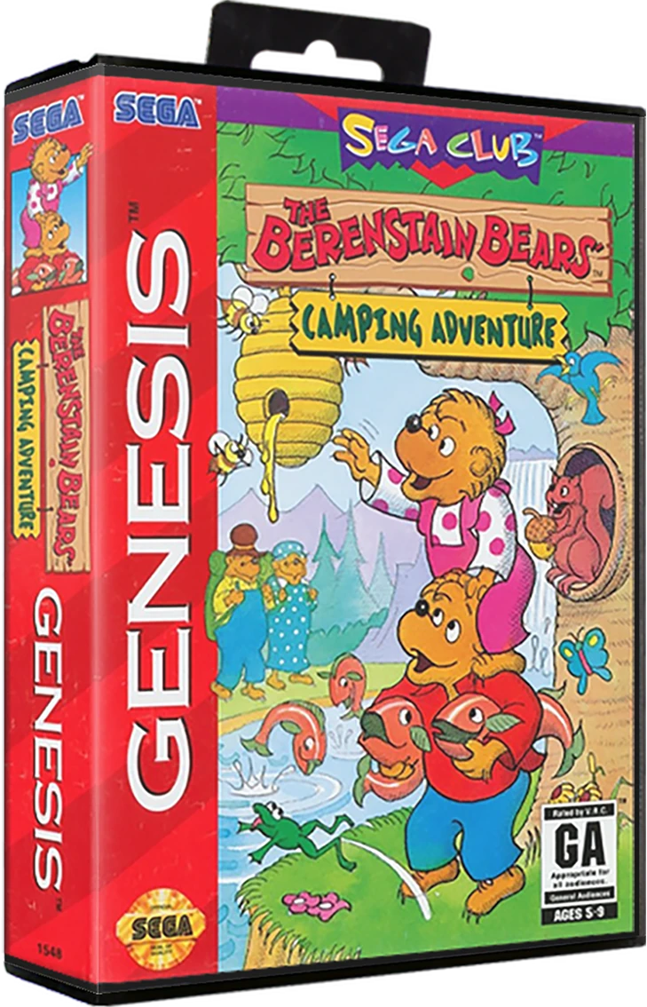 Berenstain Bears Camping Adventure box art