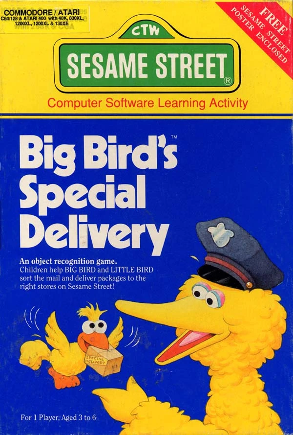 Big Bird's Special Delivery box art
