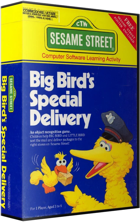Big Bird's Special Delivery box art