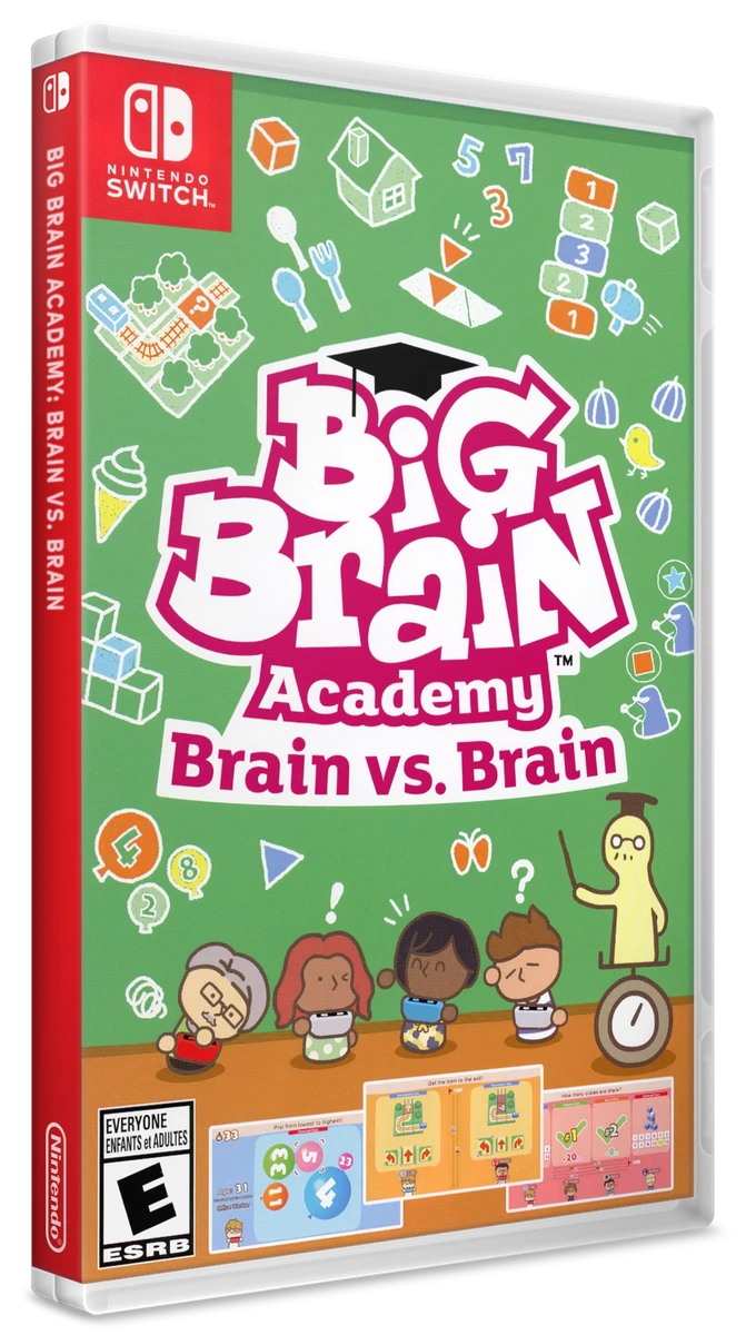 Big Brain Academy: Brain vs. Brain box art