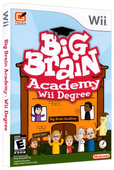 Big Brain Academy Wii Degree box art