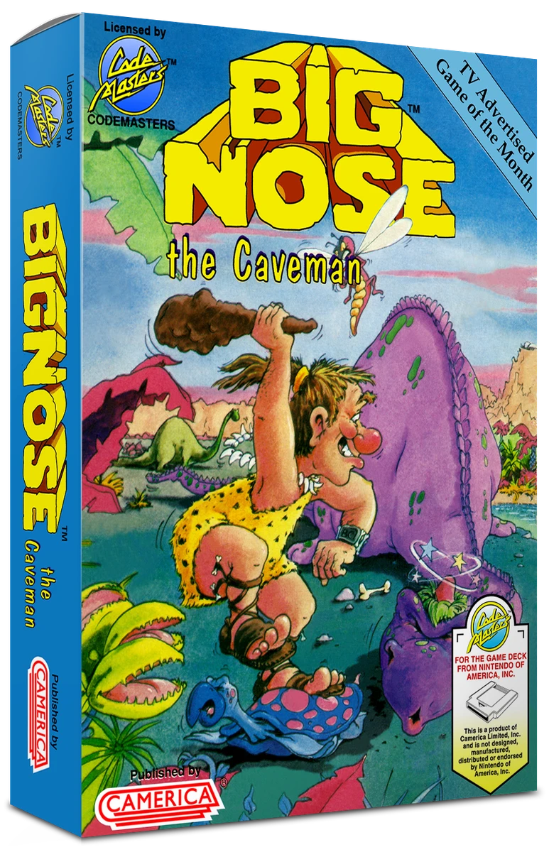 Big Nose the Caveman box art
