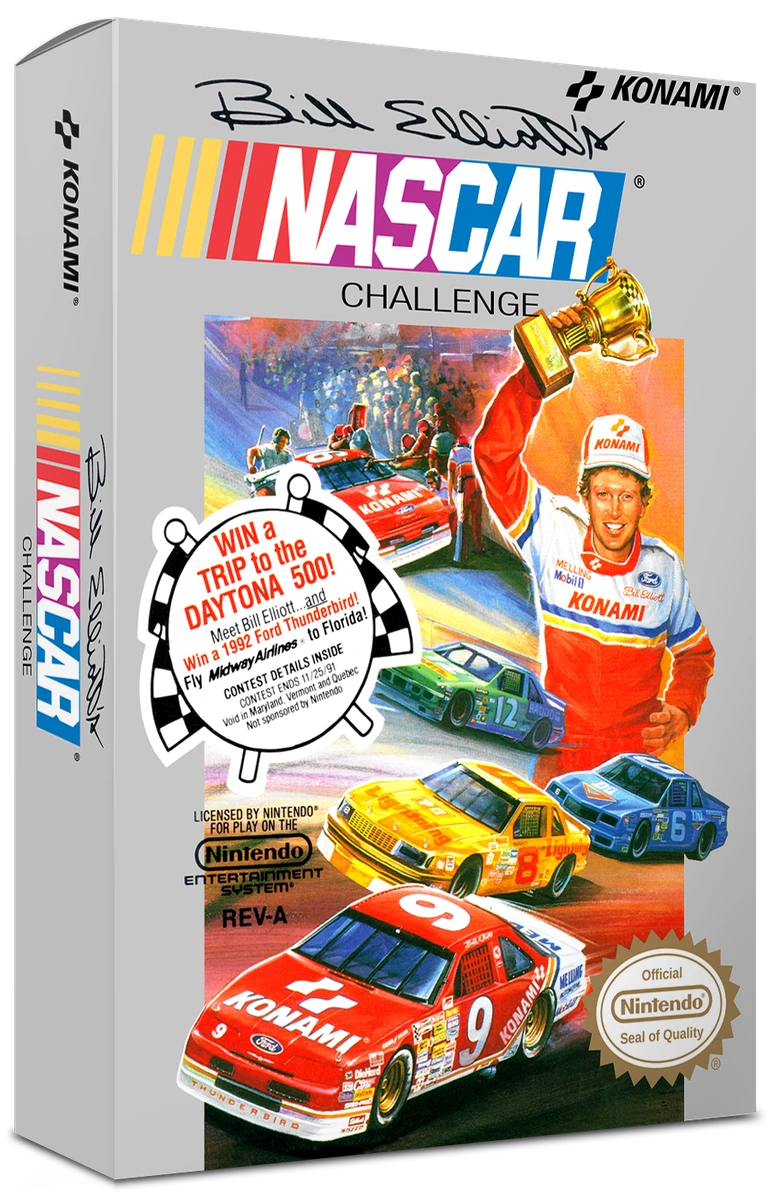 Bill Elliott's NASCAR Challenge box art
