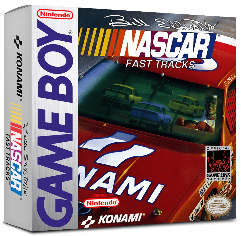 Bill Elliott's NASCAR Fast Tracks box art
