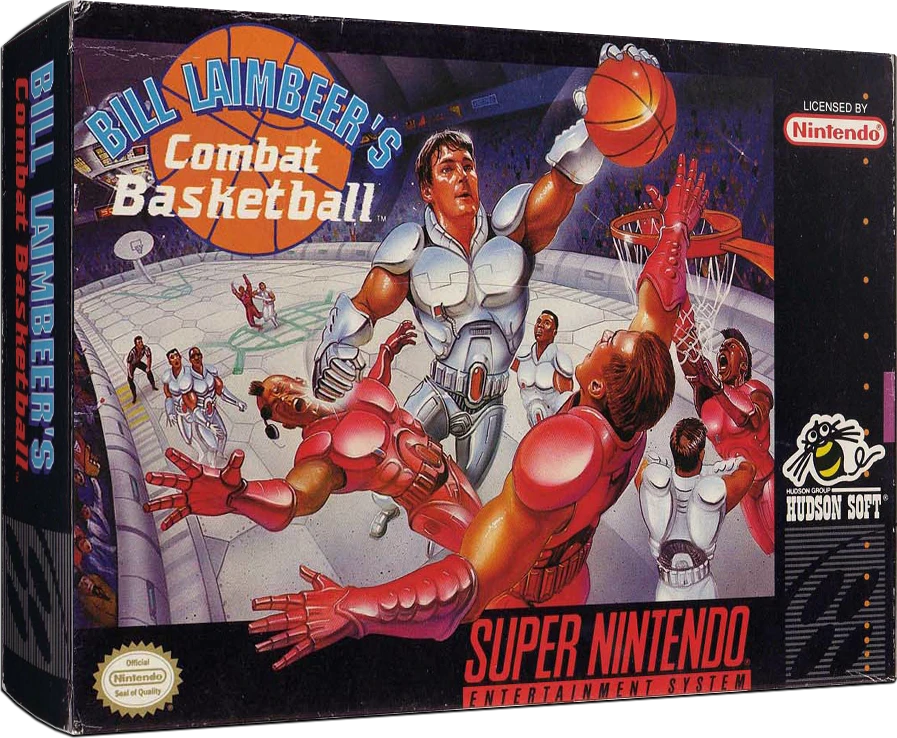 Bill Laimbeer's Combat Basketball box art
