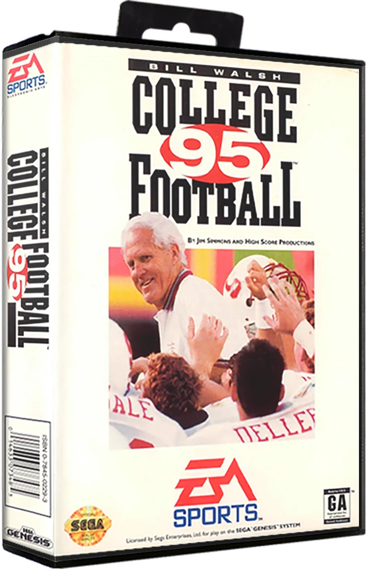 Bill Walsh College Football 95 box art