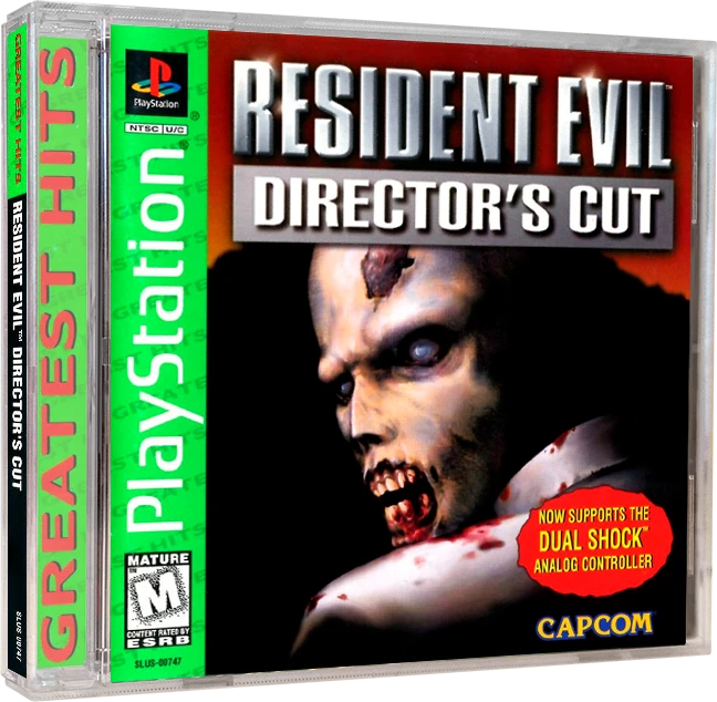 Biohazard Director's Cut Dual Shock Ver box art