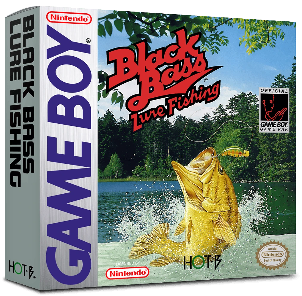 Black Bass Lure Fishing box art