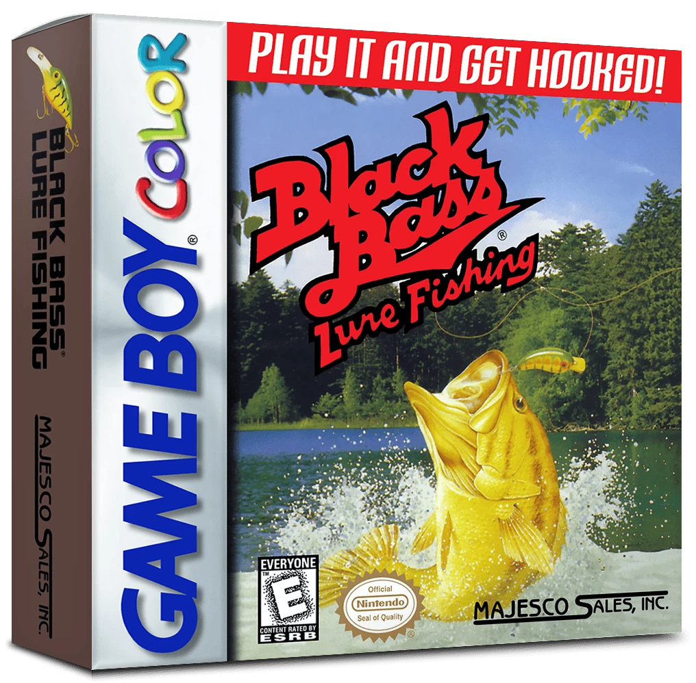 Black Bass Lure Fishing box art