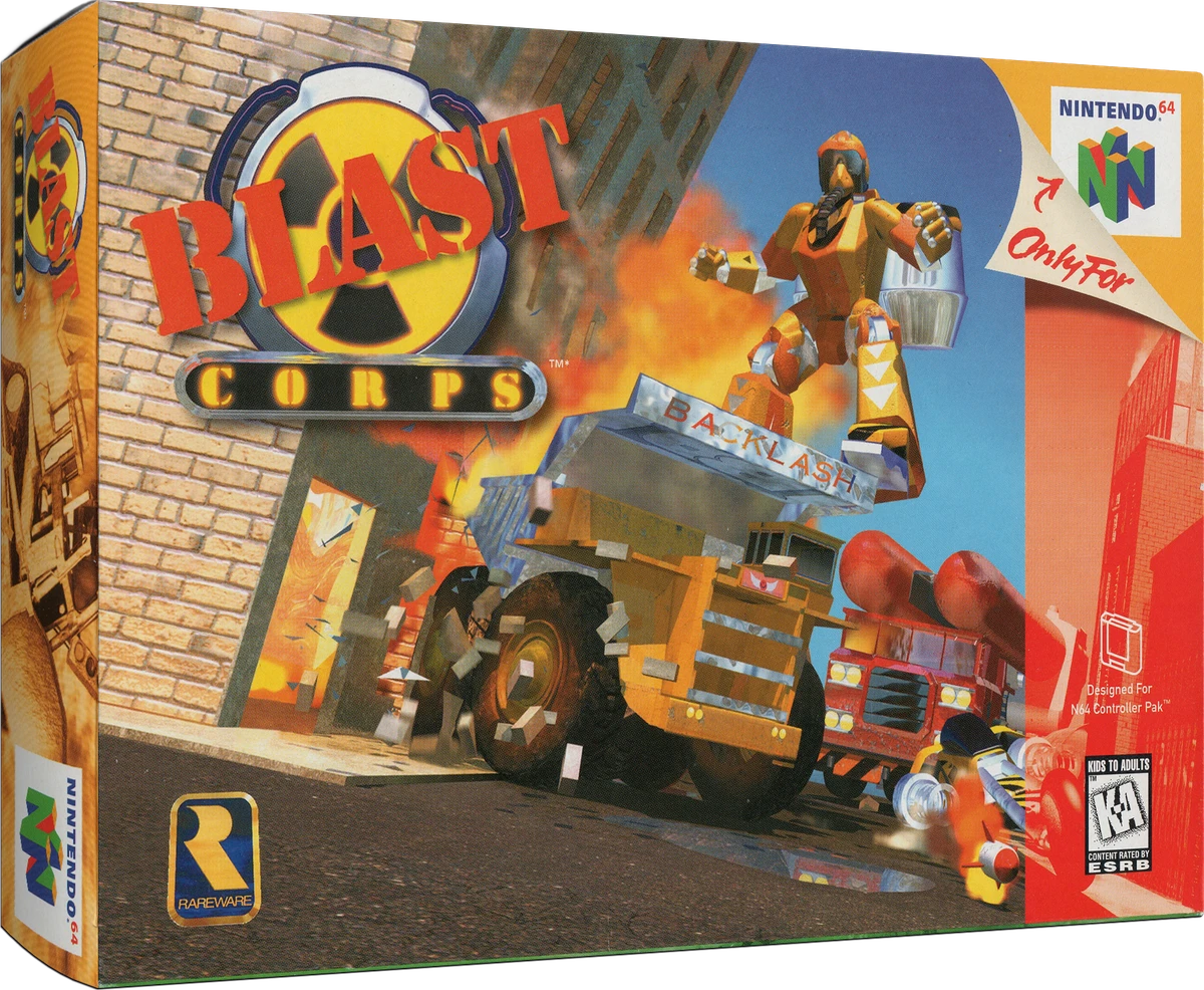 Blast Corps box art