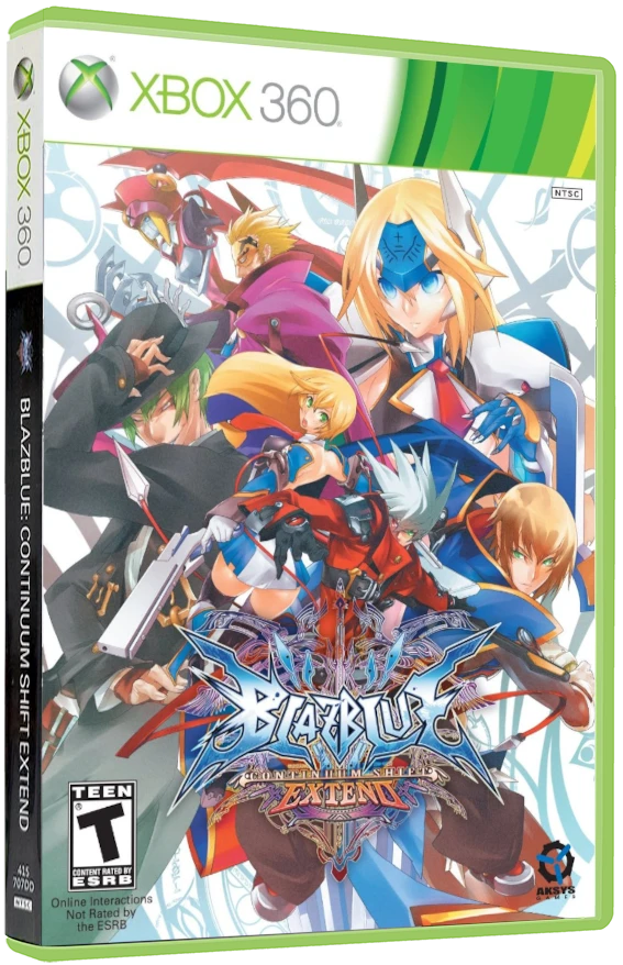 BLAZBLUE Continuum Shift Extend box art