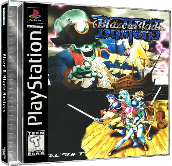 Blaze & Blade Busters box art