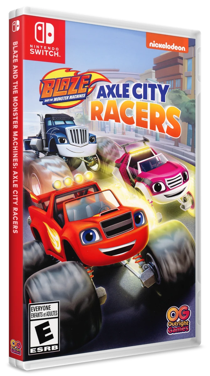 Blaze and the Monster Machines: Axle City Racers box art
