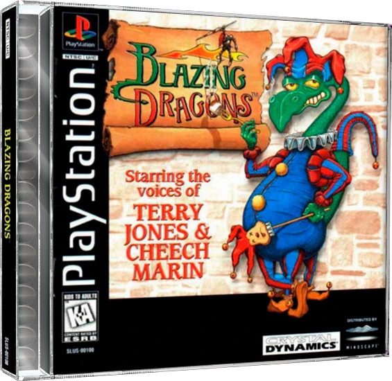 Blazing Dragons box art