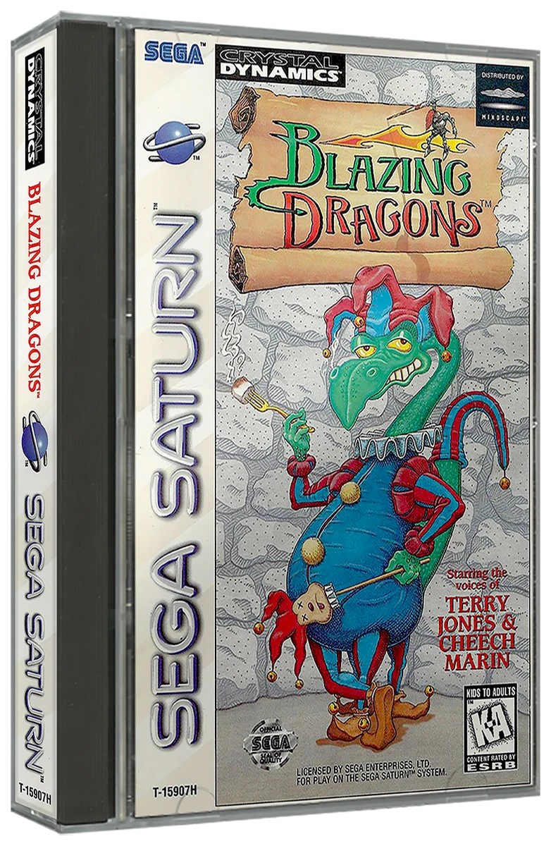 Blazing Dragons box art
