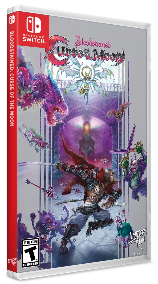 Bloodstained: Curse of the Moon box art