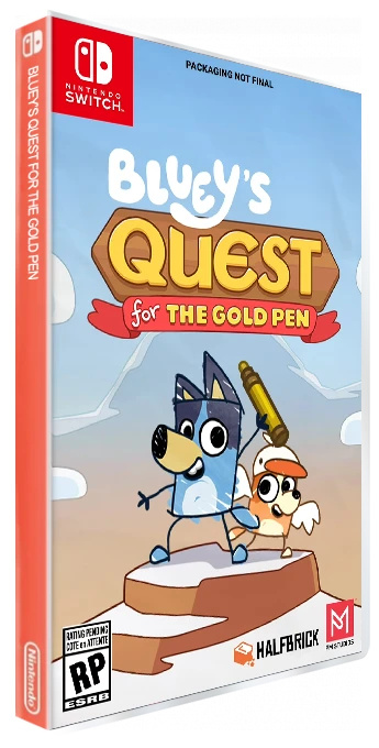 Bluey's Quest For The Gold Pen box art