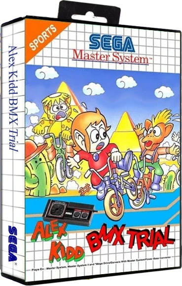 BMX Trial: Alex Kidd box art