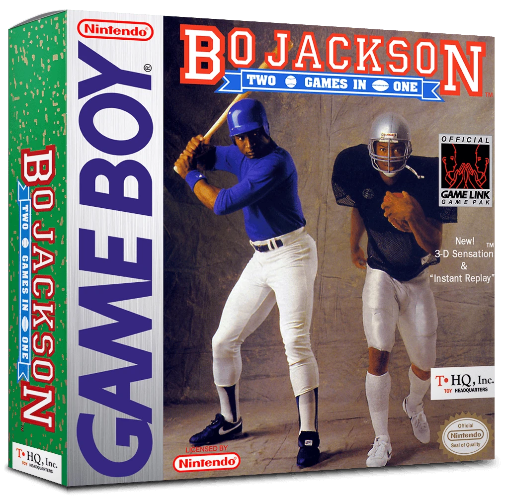 Bo Jackson: Two Games in One box art