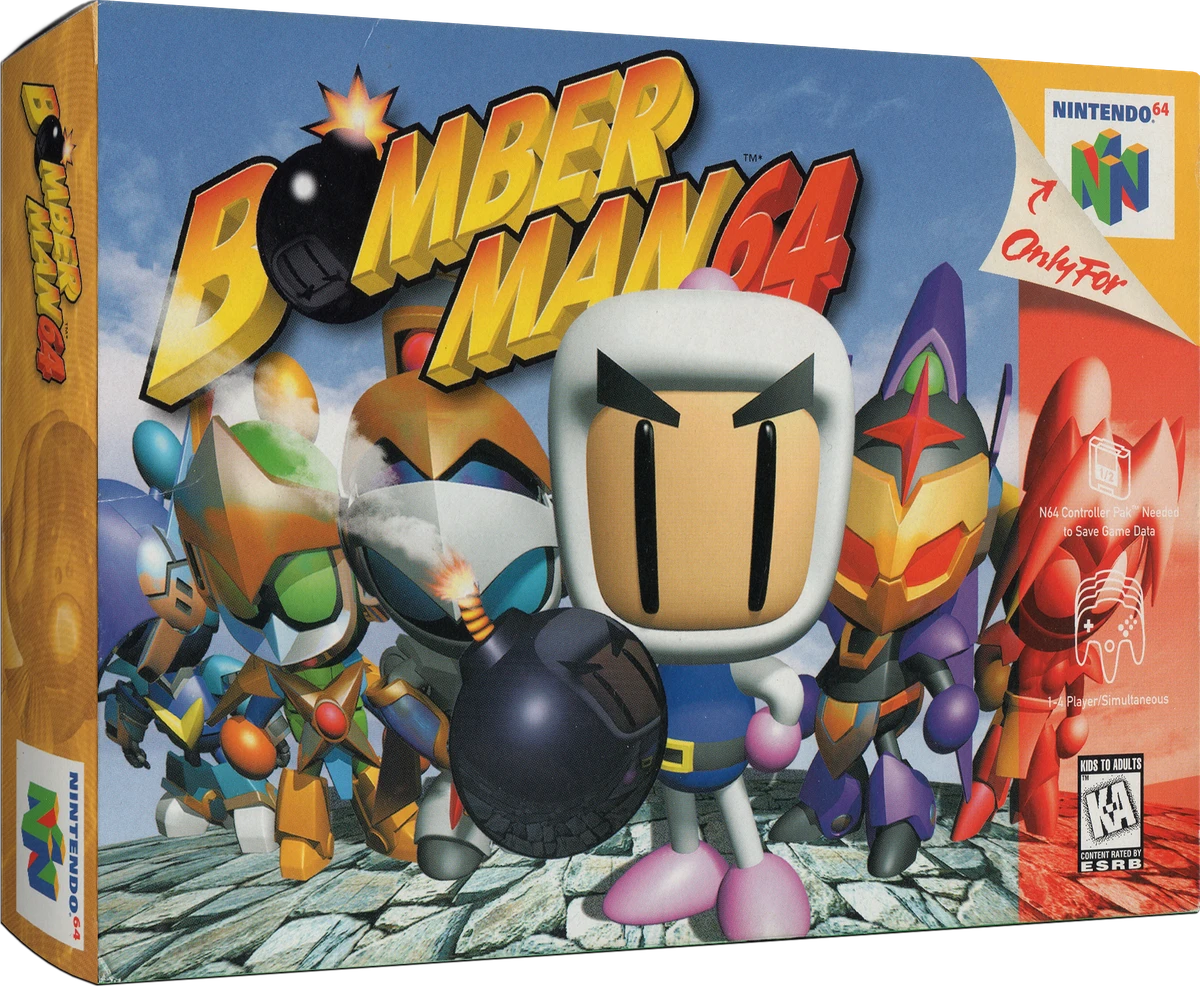 Bomberman 64 box art