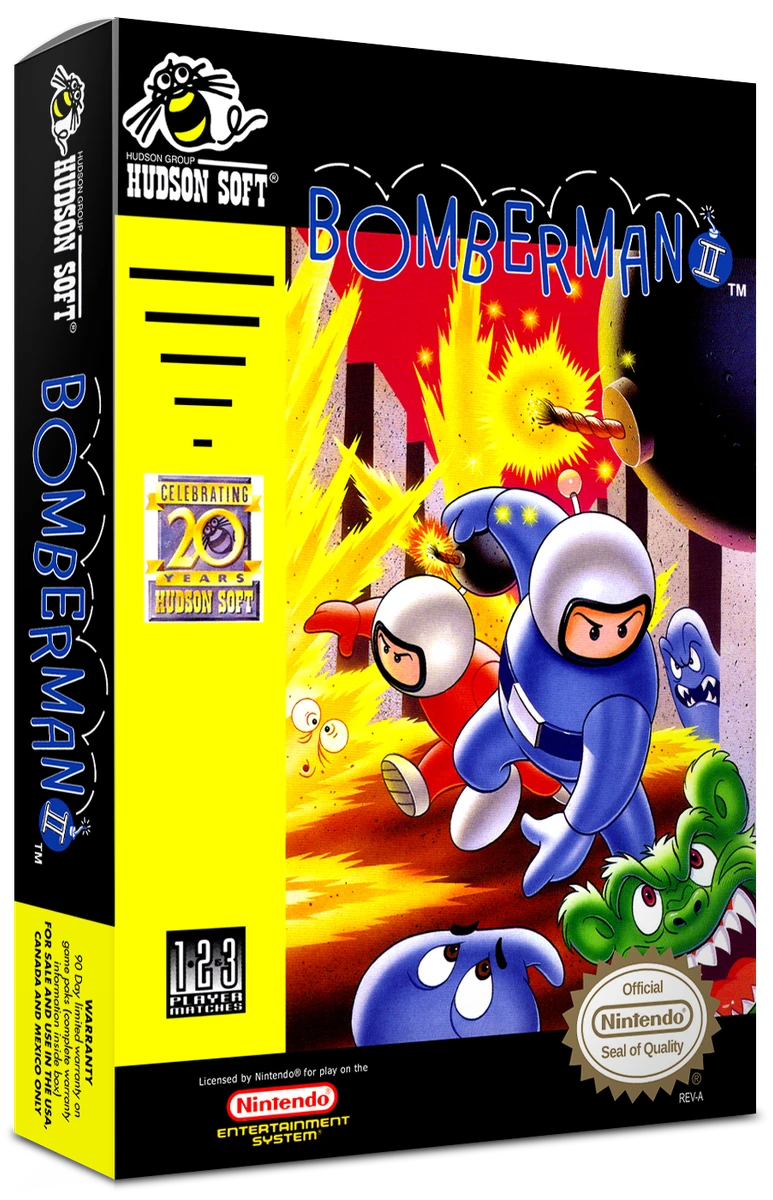Bomberman II box art