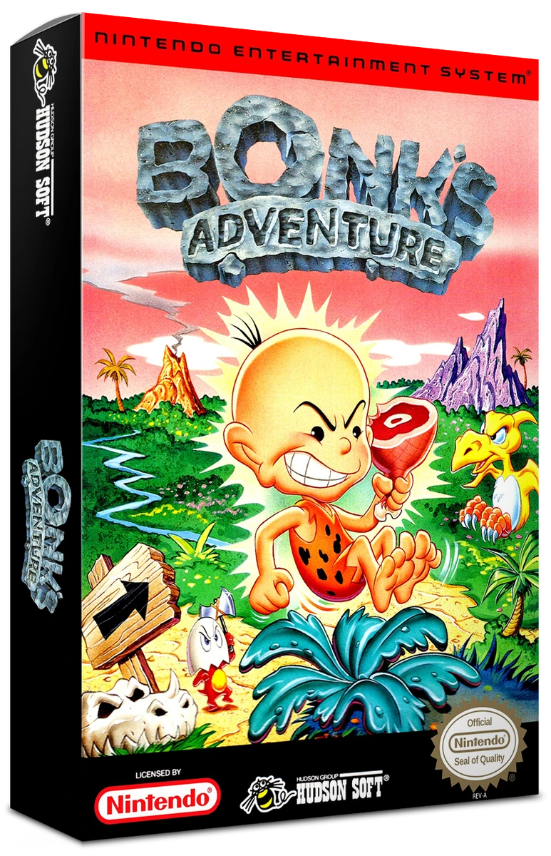 Bonk's Adventure box art