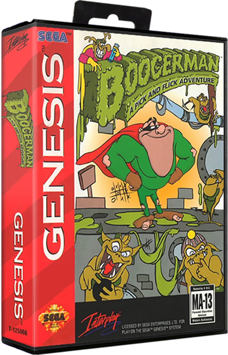Boogerman: A Pick and Flick Adventure box art