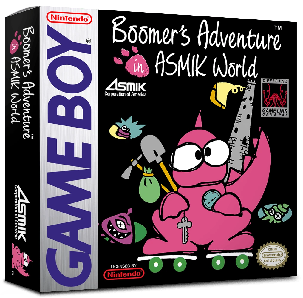 Boomer's Adventure in Asmik World box art