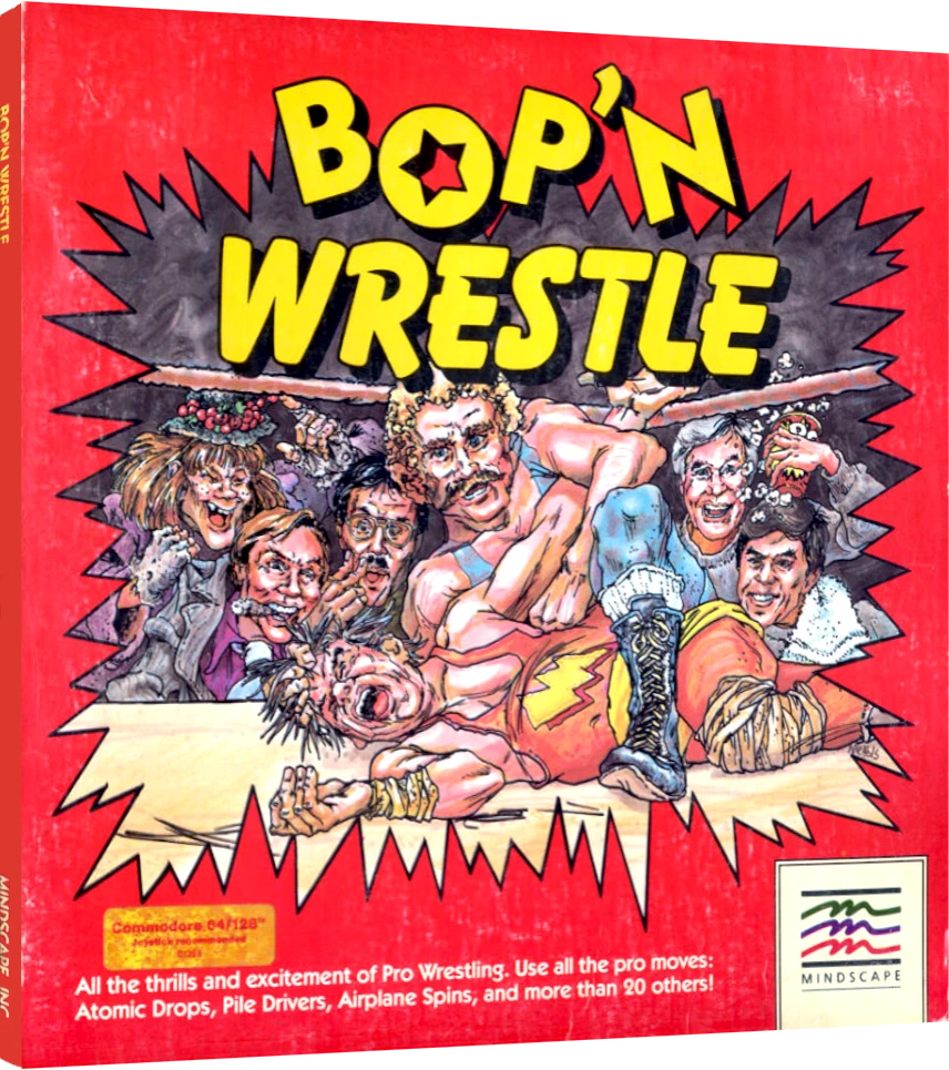Bop'n Wrestle box art