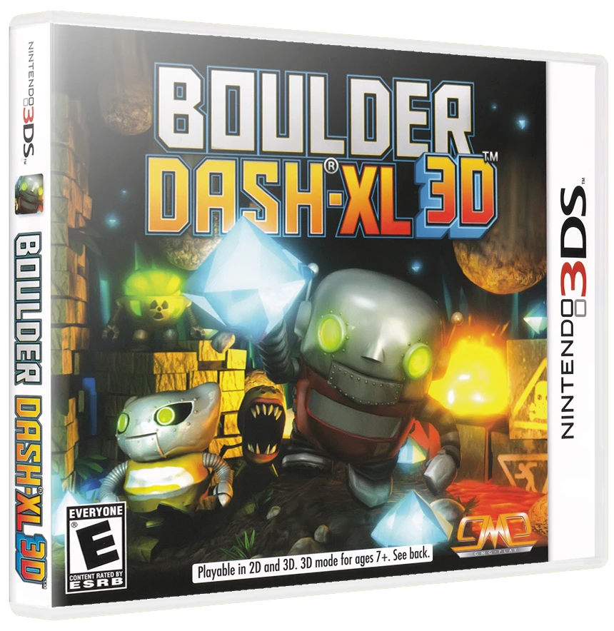Boulder Dash-XL 3D box art