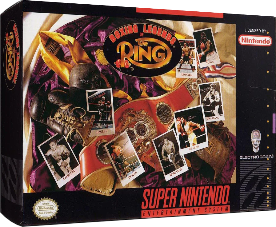 Boxing Legends Of The Ring box art
