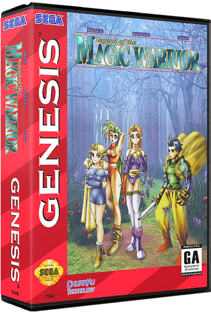 Brave Battle Saga: Legend of the Magic Warrior box art