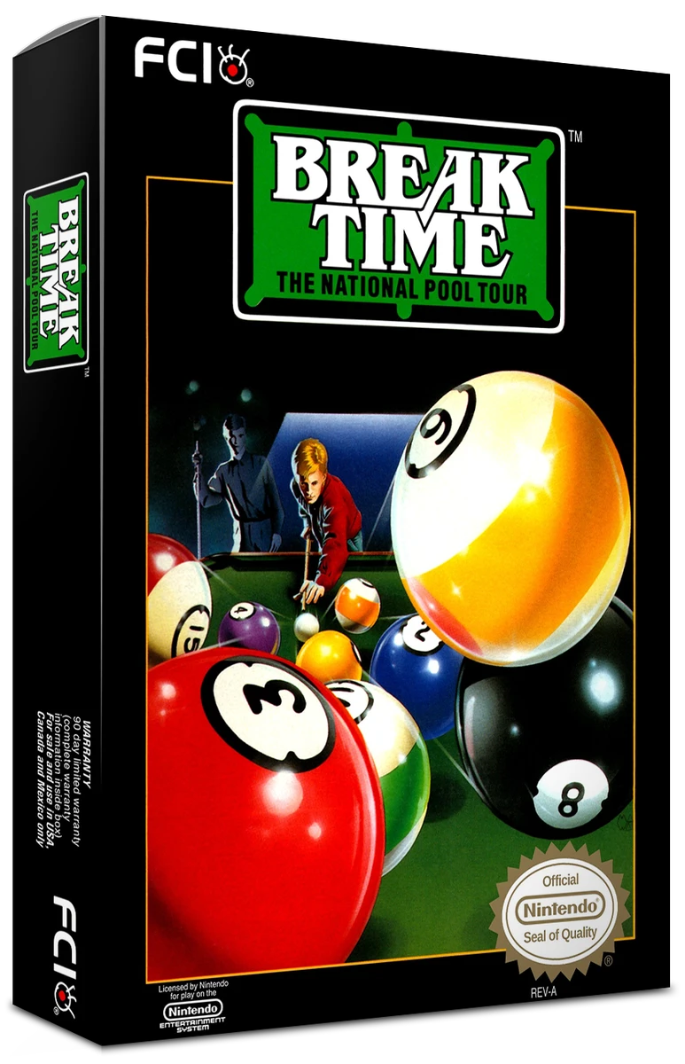 Break Time The National Pool Tour box art