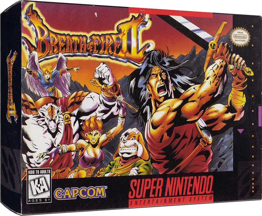Breath of Fire II box art