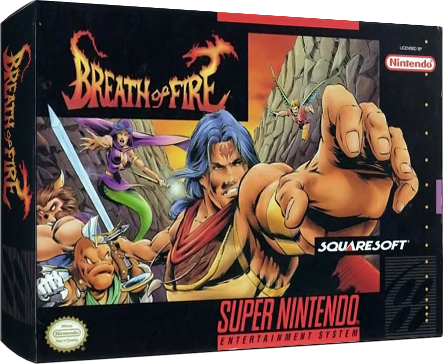 Breath of Fire box art