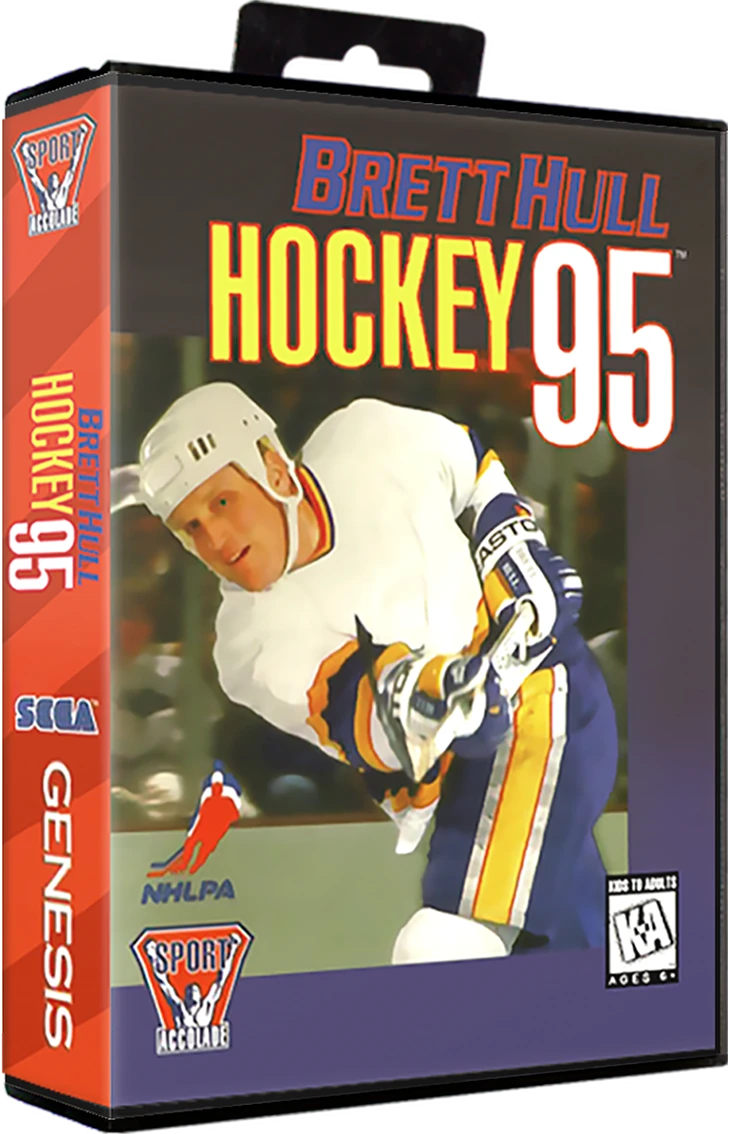 Brett Hull Hockey 95 box art