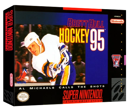 Brett Hull Hockey '95 box art