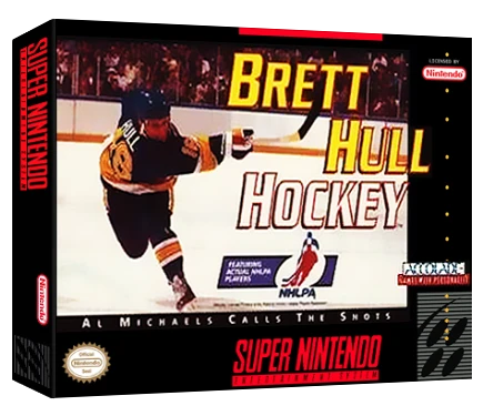Brett Hull Hockey box art