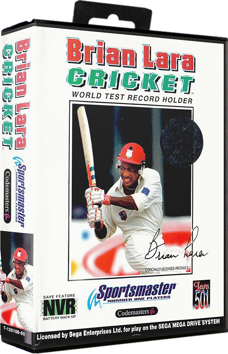 Brian Lara Cricket box art