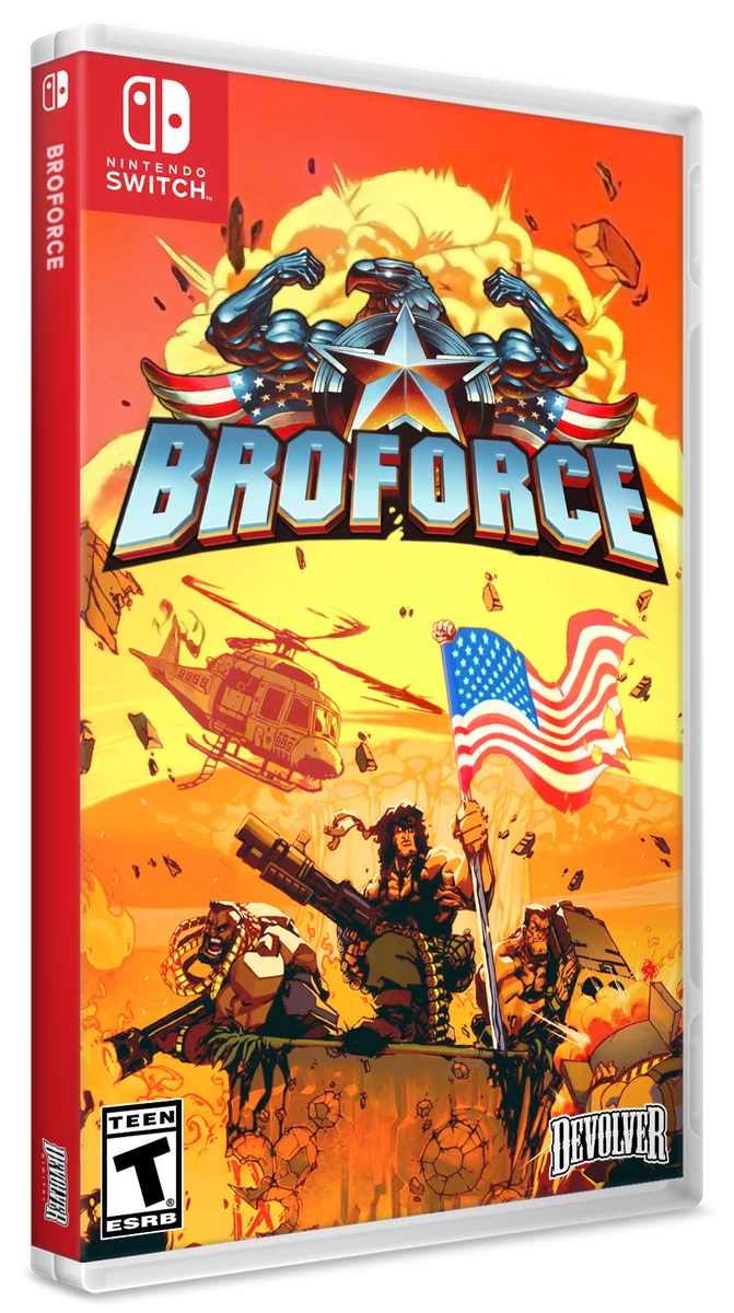 Broforce box art
