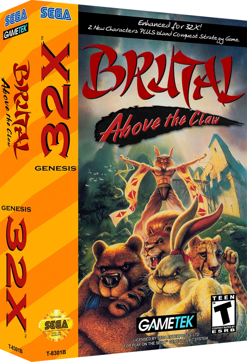 Brutal: Above the Claw box art