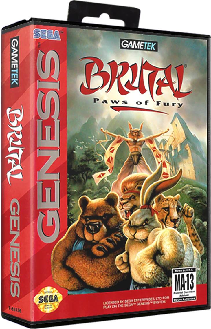Brutal Paws of Fury box art
