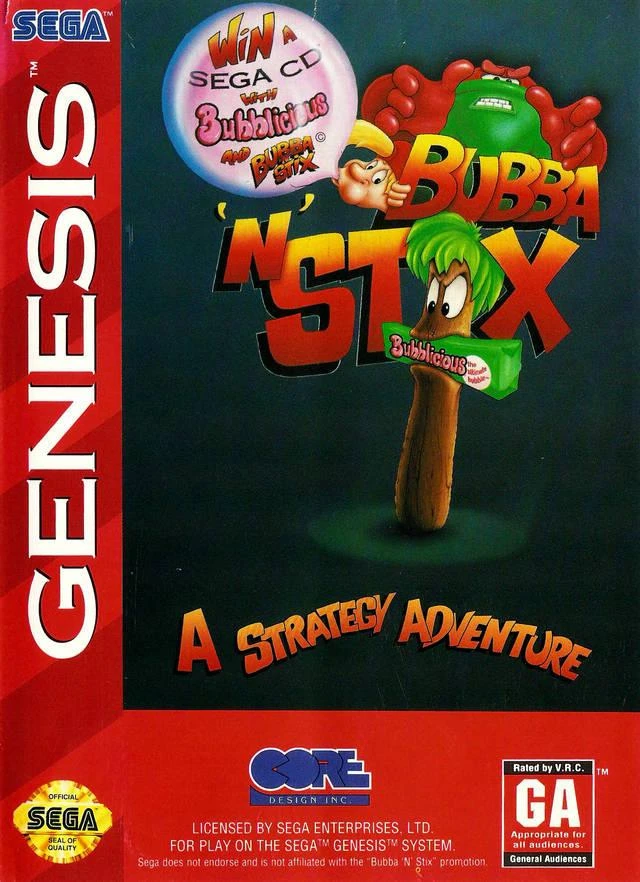 Bubba and Stix box art